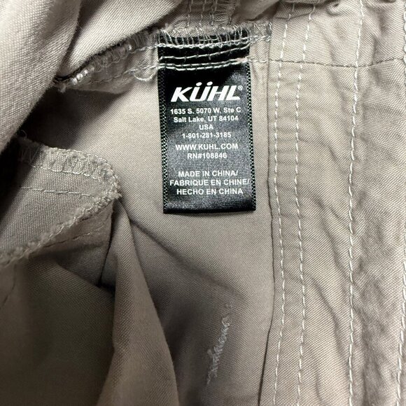 KÜHL Women’s Splash Roll-Up Pants – Khaki Beige, Size 14, EUC - Picture 9 of 13